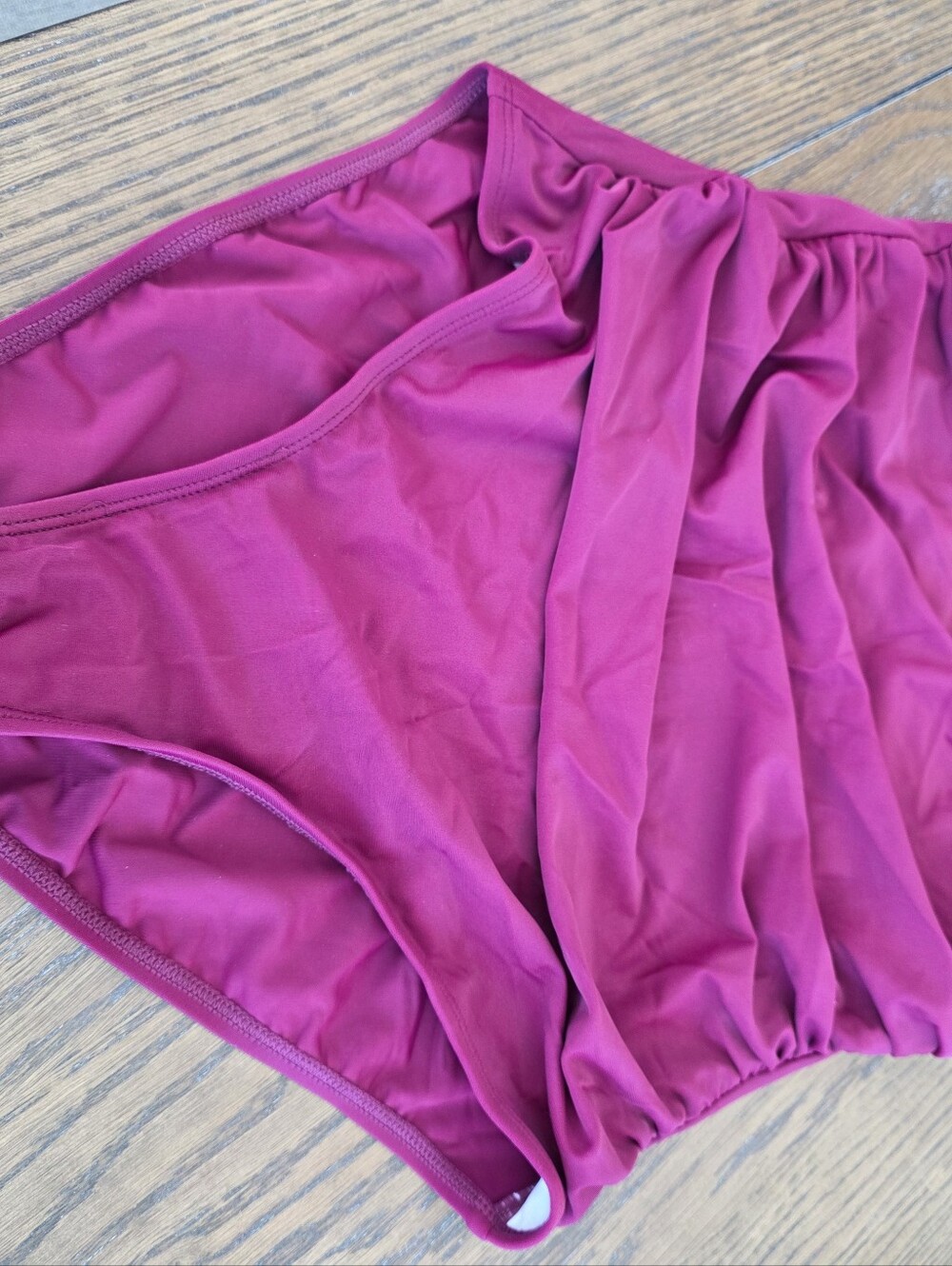 One-Piece Swimsuit - Deep Raspberry - Picture 7 of 7